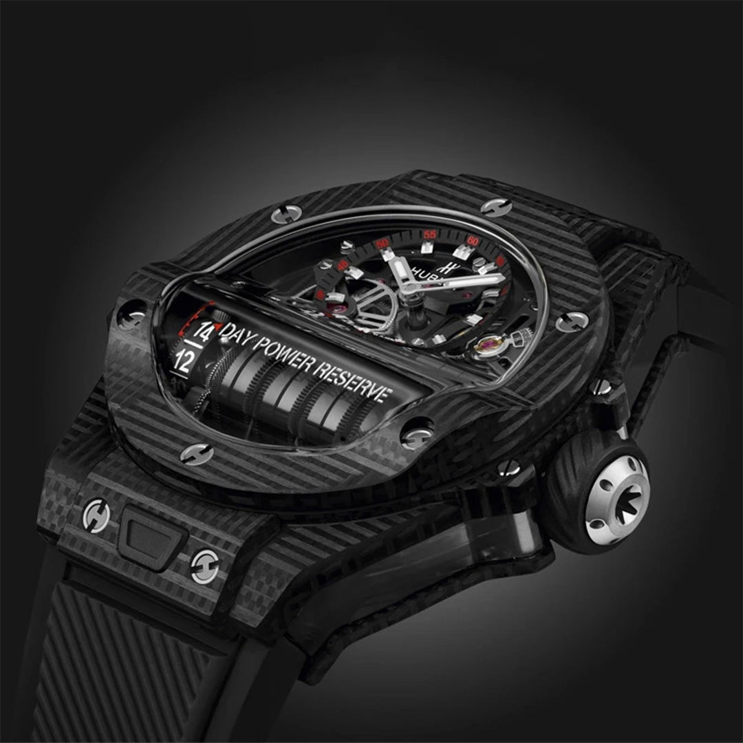 Orologio in carbonio Big Bang Mp-11 Power Reserve 14 Days 3D Carbon H.lavigne