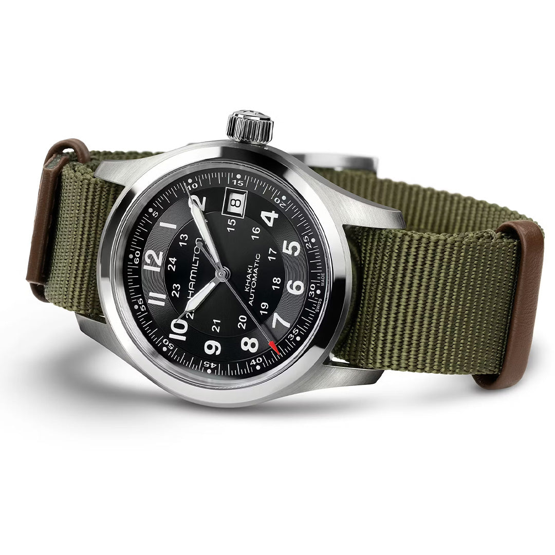 Watch in steel Khaki Field 'Call Of Duty' Special Edition Hamilton