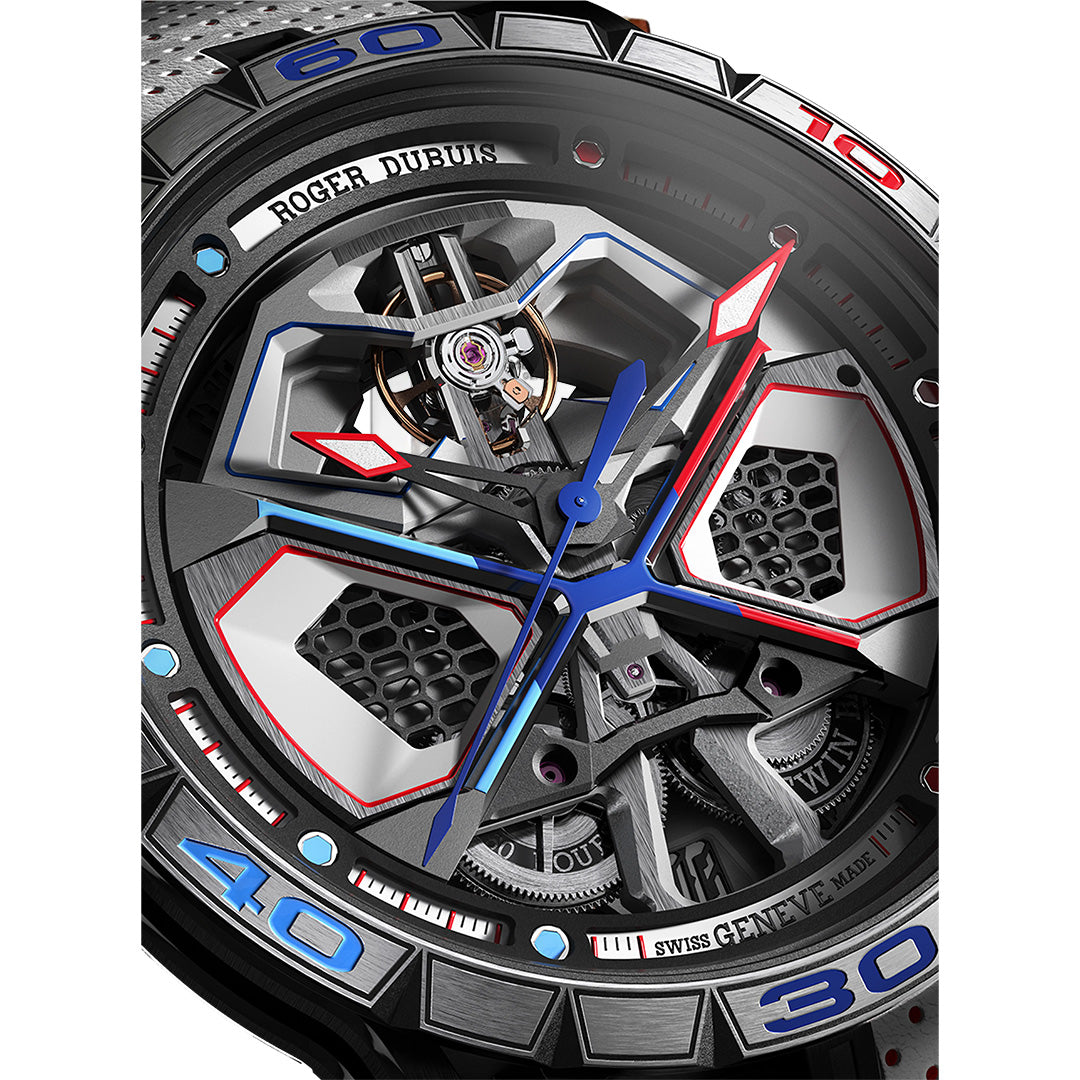 Orologio in titanio Excalibur Spider Monobalancier Huracán Roger dubuis