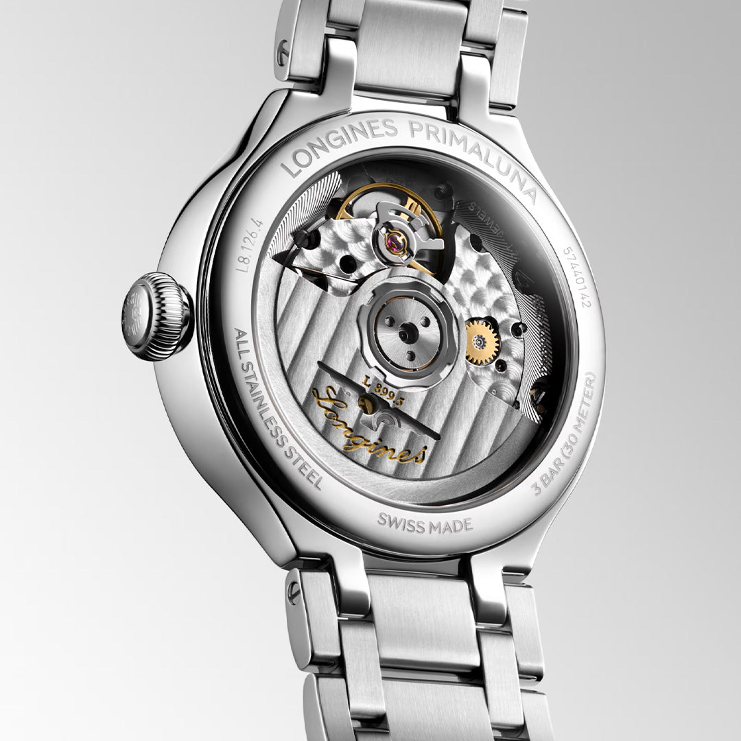 Orologio in acciaio PrimaLuna Moonphase Longines