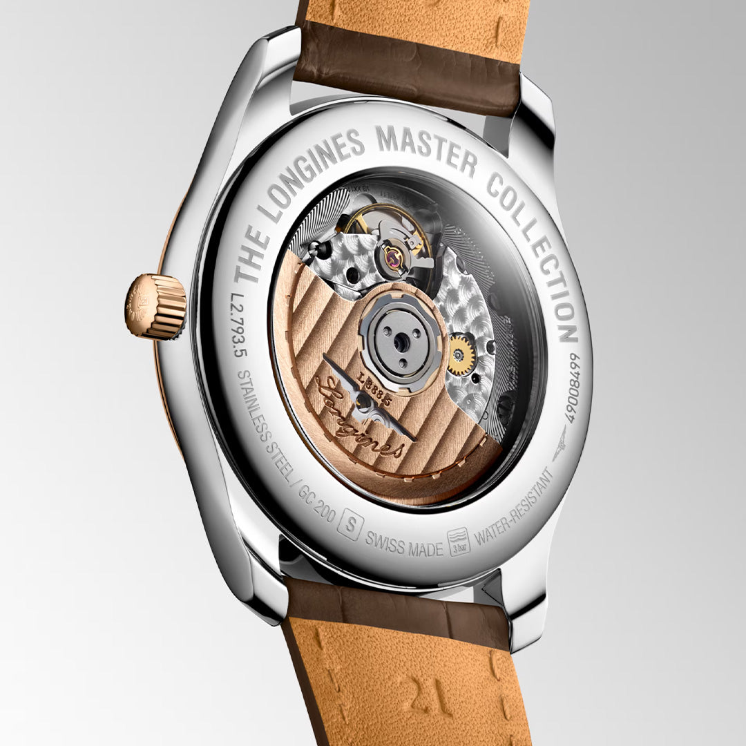 Orologio in acciaio e oro rosa Master Collection Longines