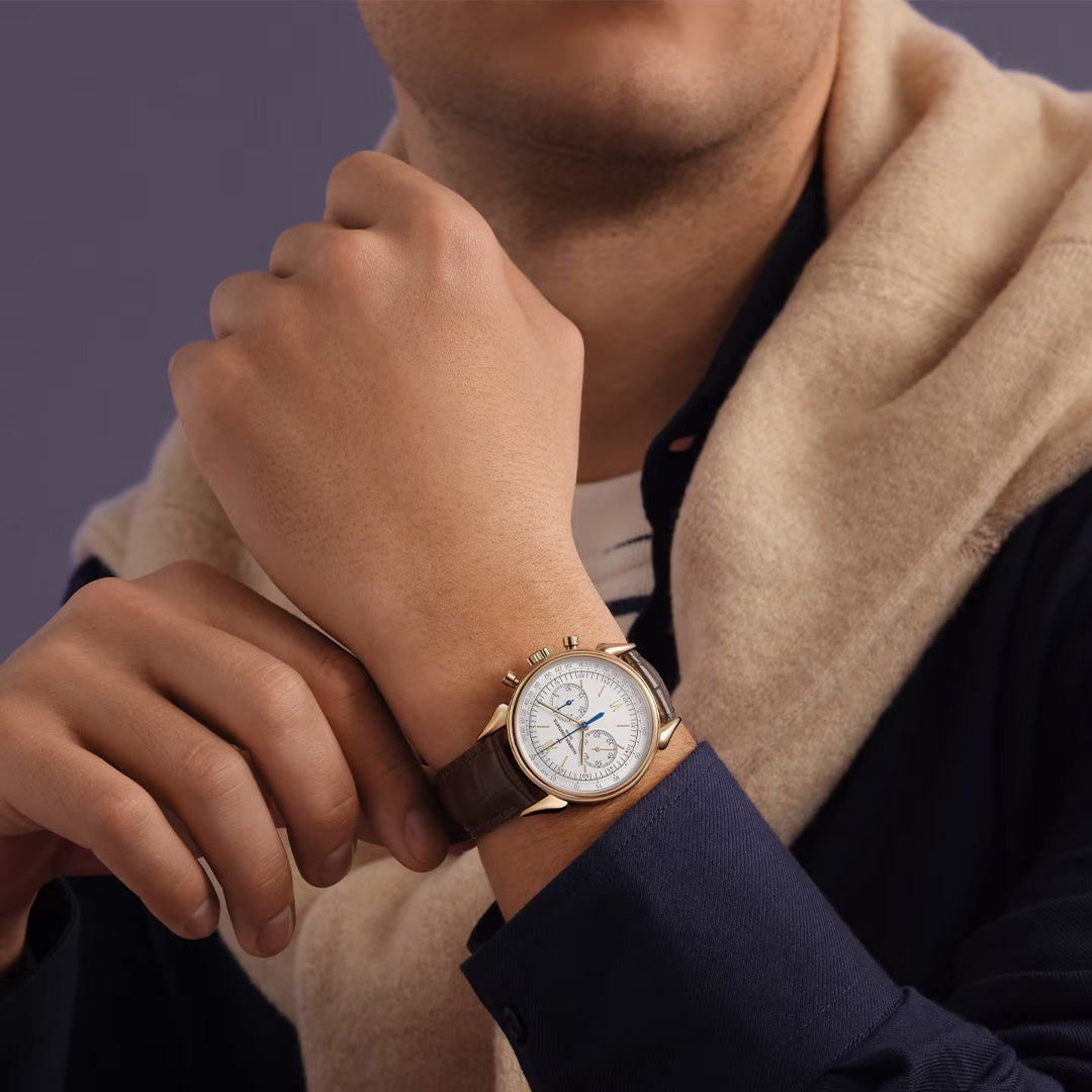 Orologio in oro rosa Historiques Cornes De Vache 1955 Vacheron constantin