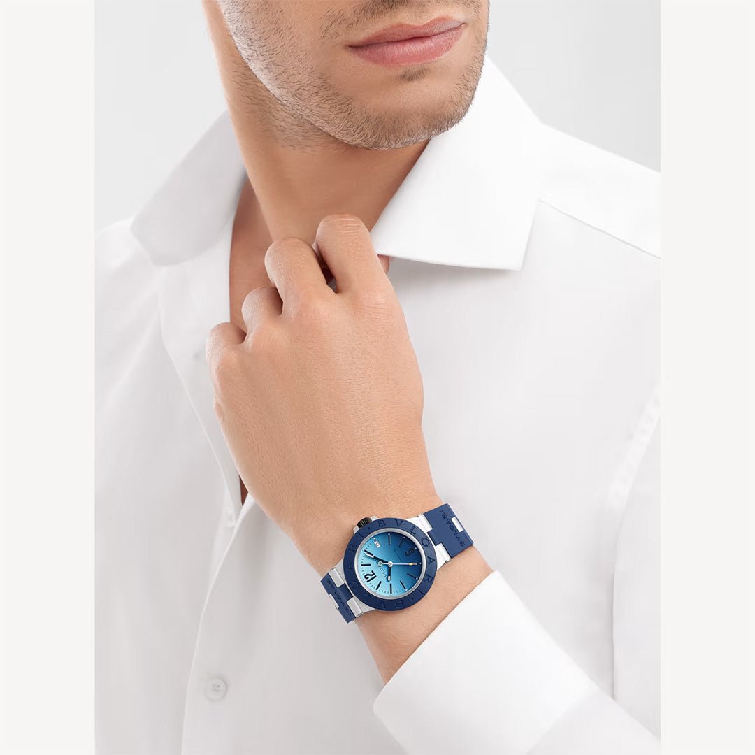 Watch in aluminum and titanium Bvlgari Aluminium Bulgari