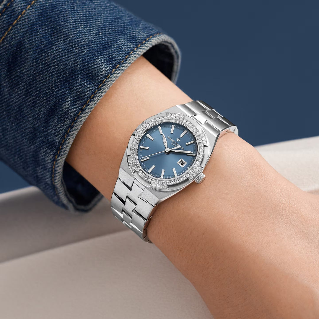 Orologio in acciaio Overseas Quarzo Vacheron constantin