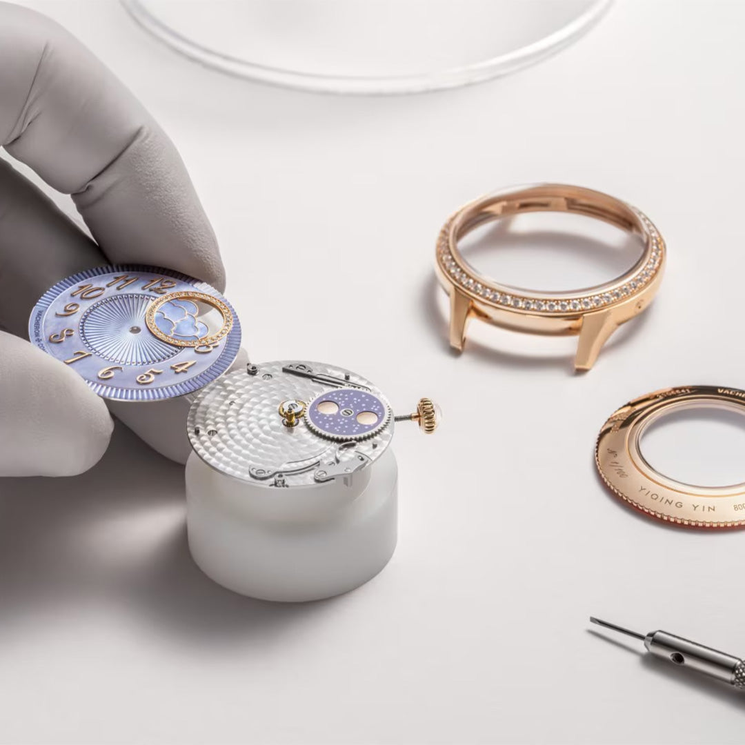 Orologio in oro rosa Égérie Fasi Lunari Vacheron constantin