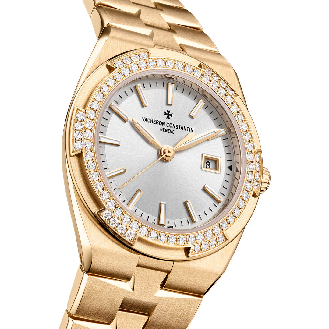 Orologio in oro rosa Overseas Quarzo Vacheron constantin