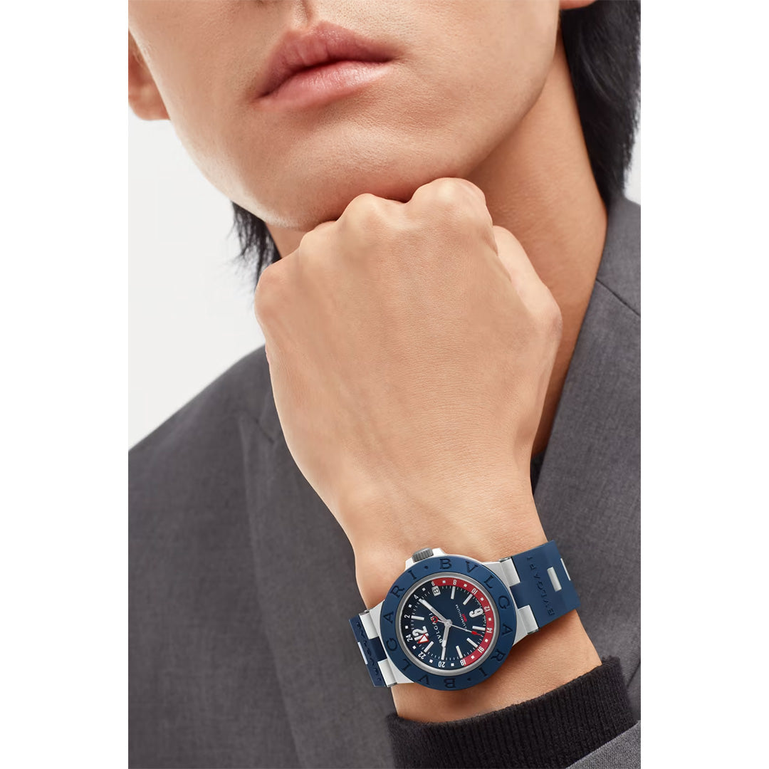 Orologio in alluminio Bvlgari Aluminium GMT Bulgari
