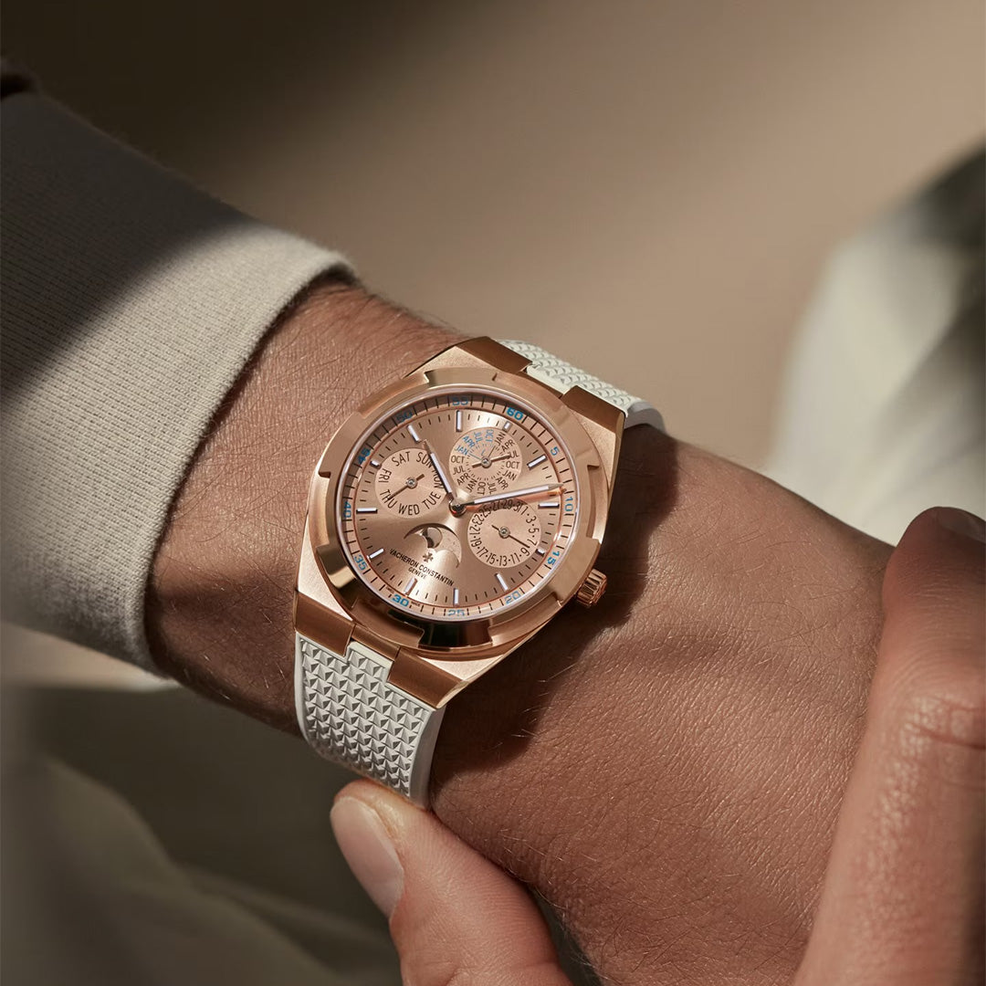 Orologio in oro rosa Overseas Calendario Perpetuo Ultra-Piatto Vacheron constantin