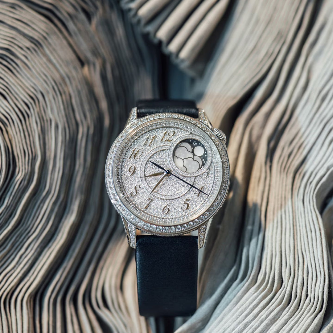 Orologio in oro bianco Égérie Fasi Lunari Vacheron constantin