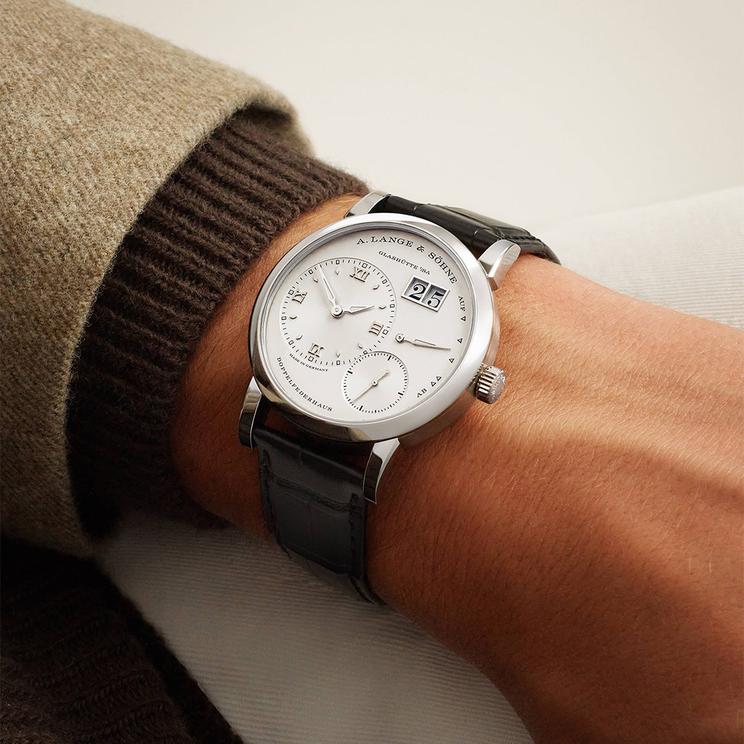 Orologio in oro bianco Lange 1 A lange sohne