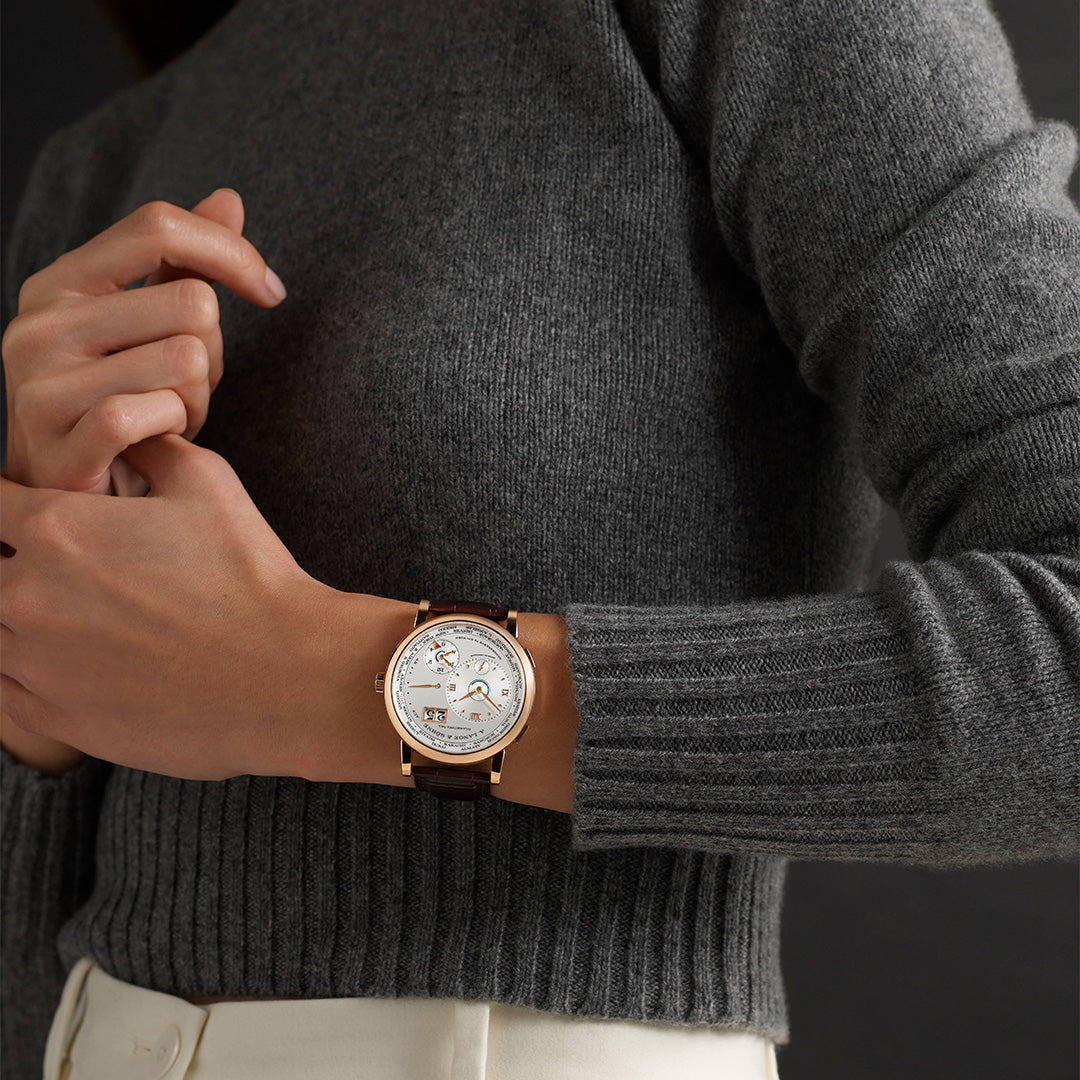 Watch in rose gold Lange 1 Time Zone A lange soehne