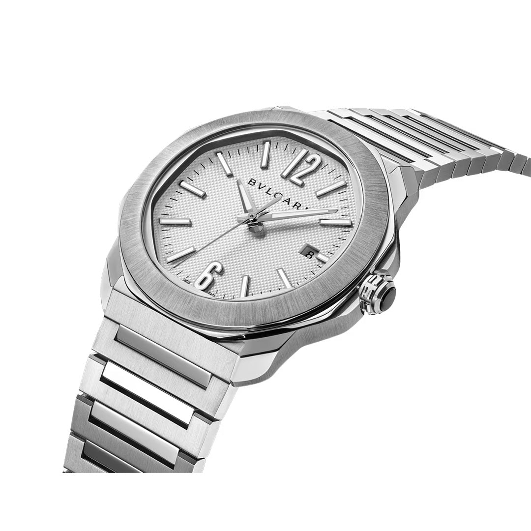 Watch in steel Octo Roma Bulgari