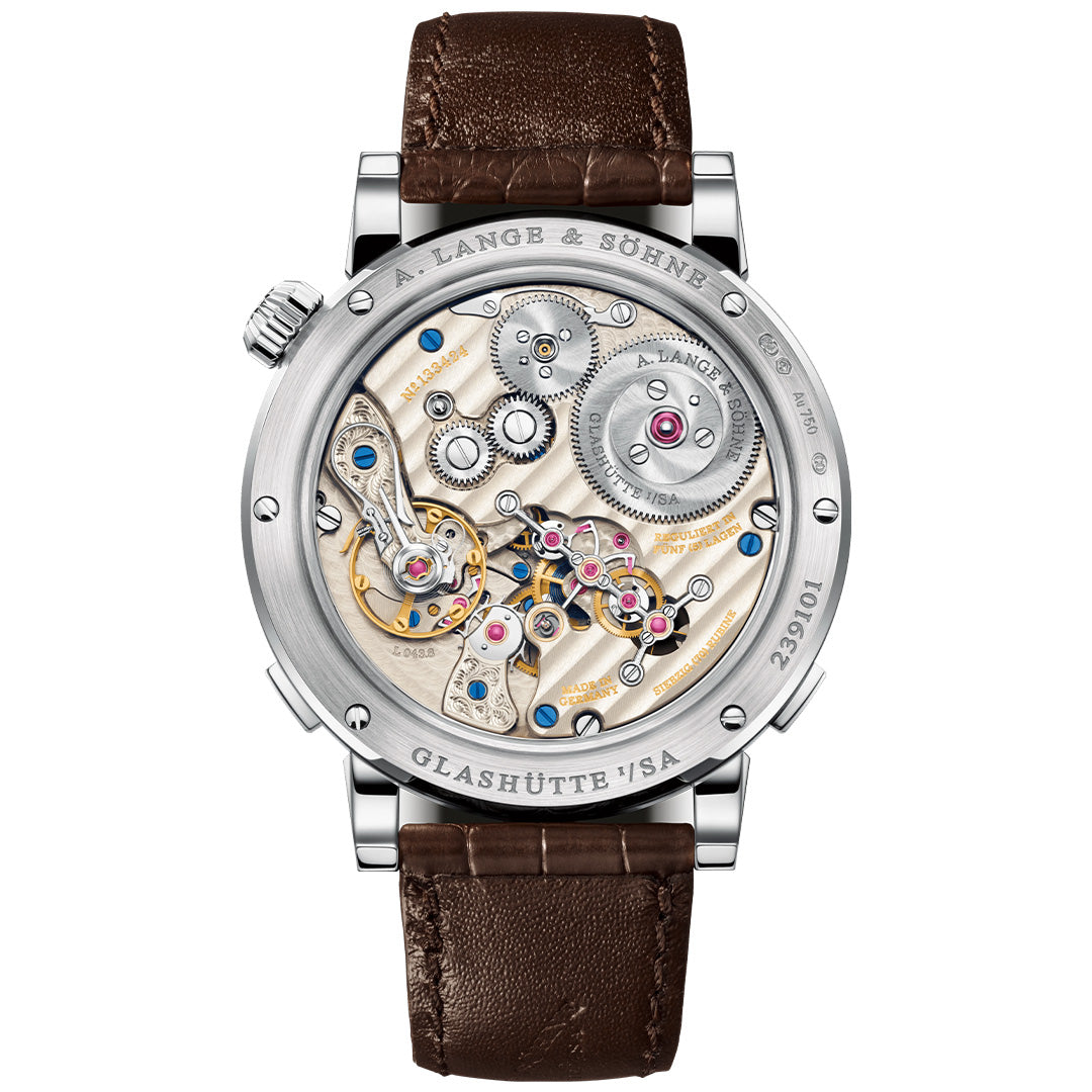 Orologio in oro bianco Zeitwerk Date A lange sohene