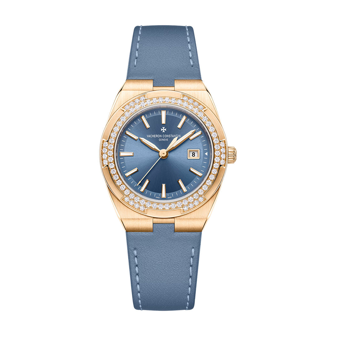 Orologio in oro rosa Overseas Quarzo Vacheron constantin