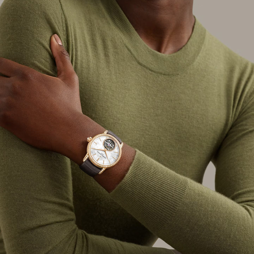 Orologio in oro rosa Traditionnelle Tourbillon Vacheron constantin