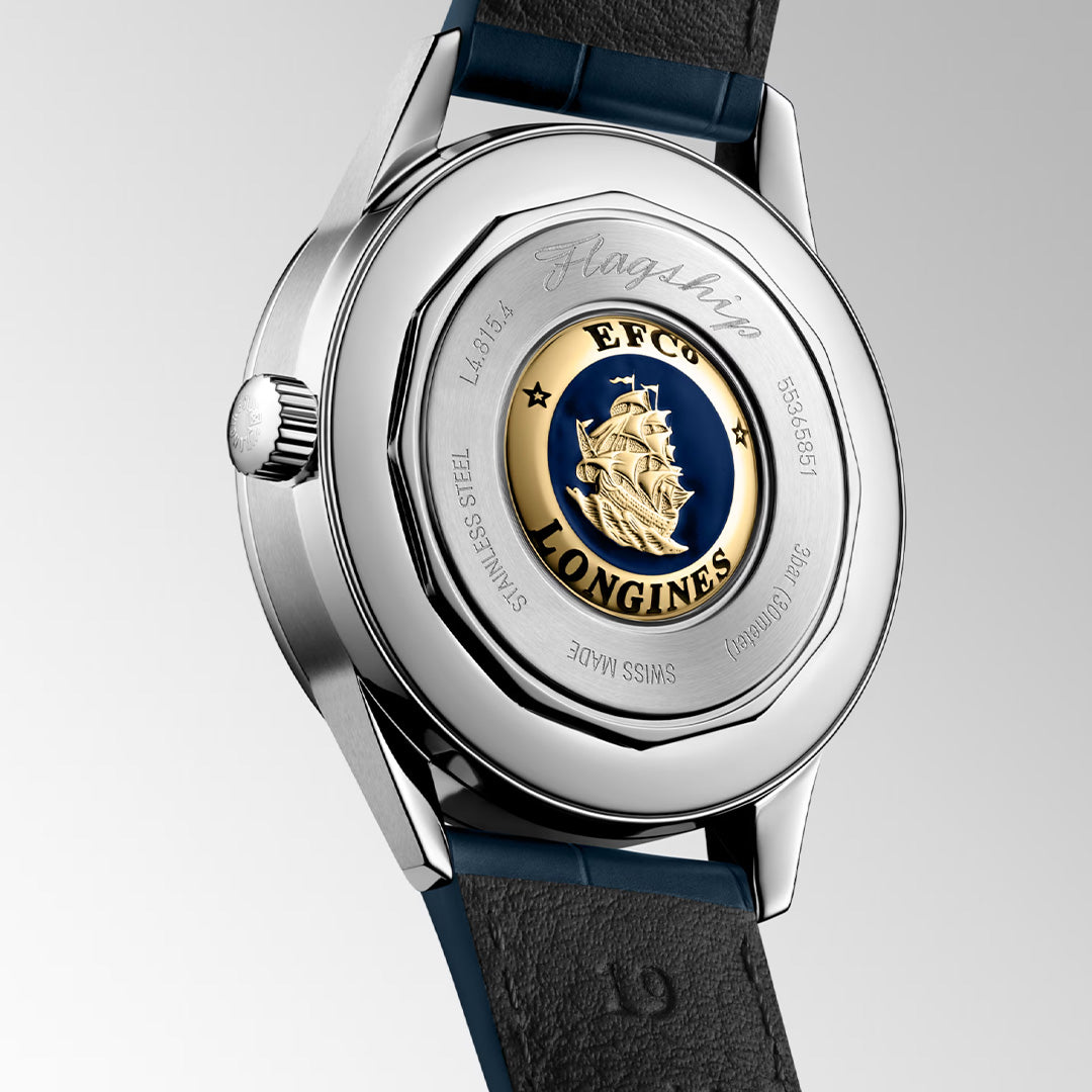 Orologio in acciaio Flagship Heritage Moonphase Longines