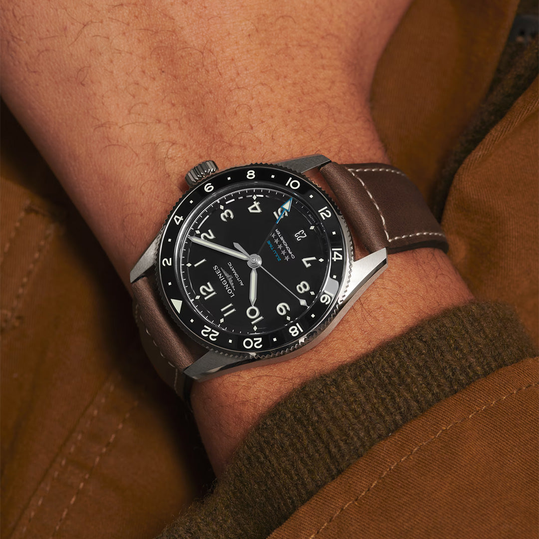 Orologio in acciaio Spirit Zulu Time Longines