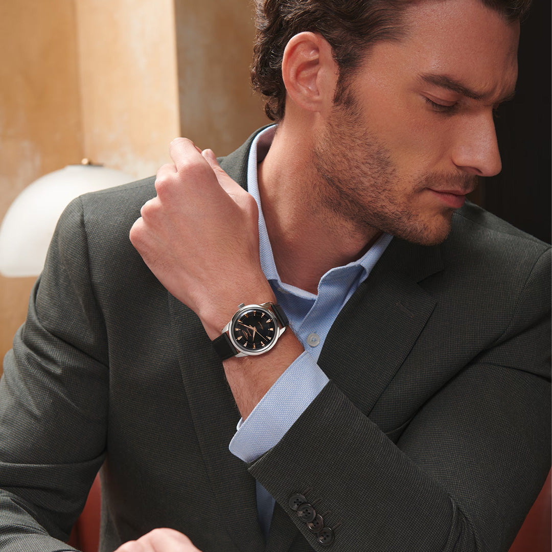 Watch in steel Conquest Heritage Longines