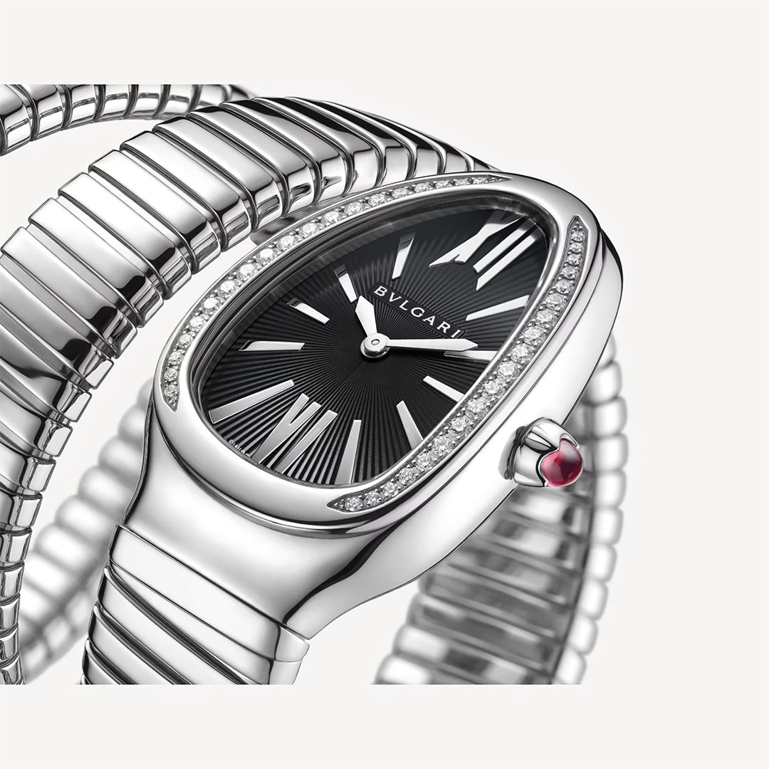 Watch in steel Serpenti Tubogas Bulgari
