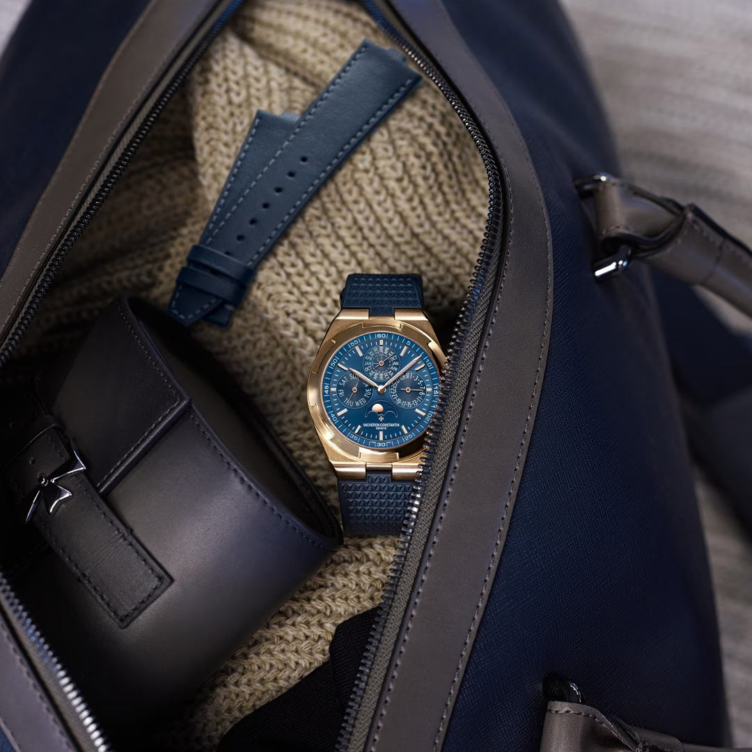 Watch in rose gold Overseas Perpetual Calendar Ultra-Thin Vacheron constantin