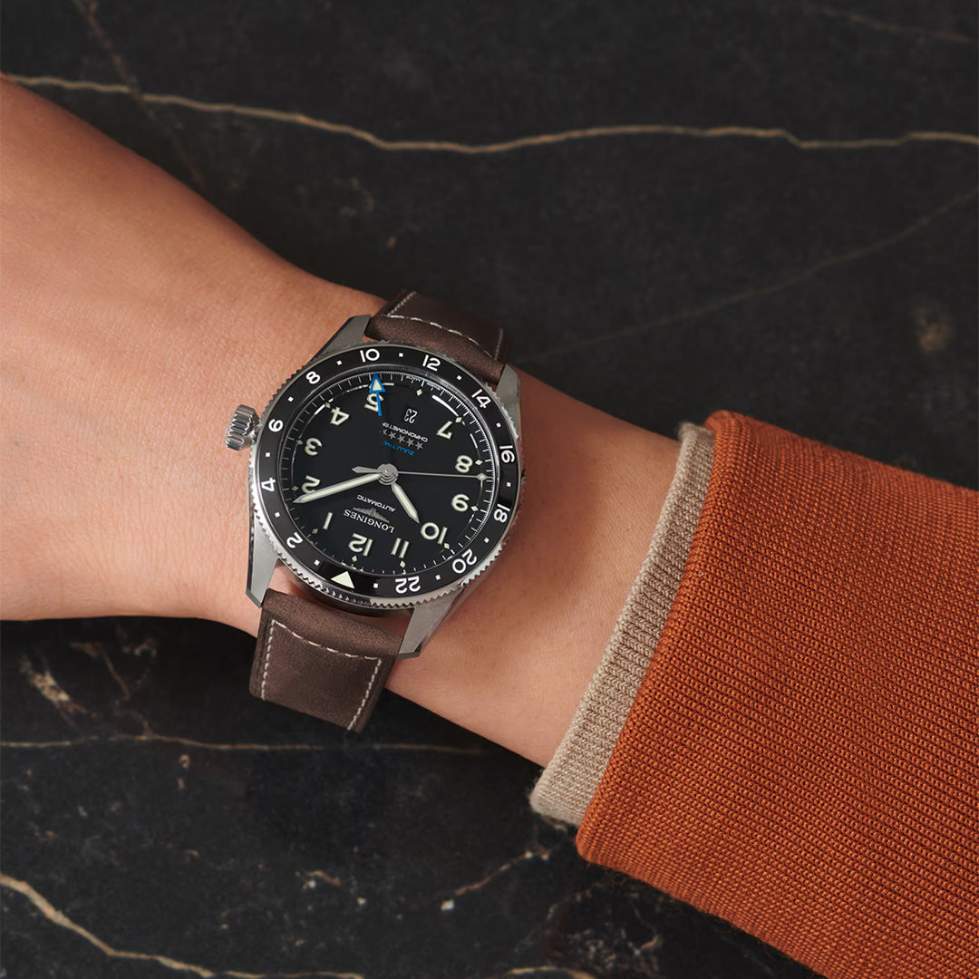 Orologio in acciaio Spirit Zulu Time Longines