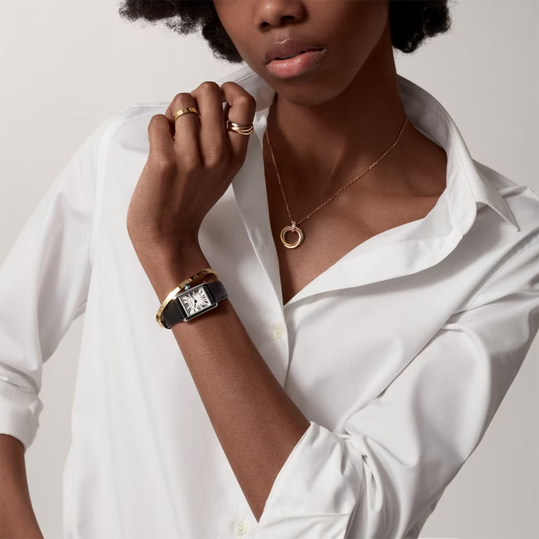 Watch in steel Tank Must Cartier