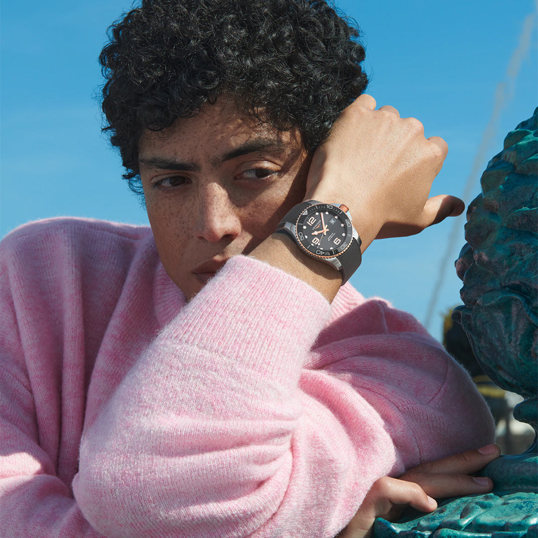 Watch in steel HydroConquest Longines