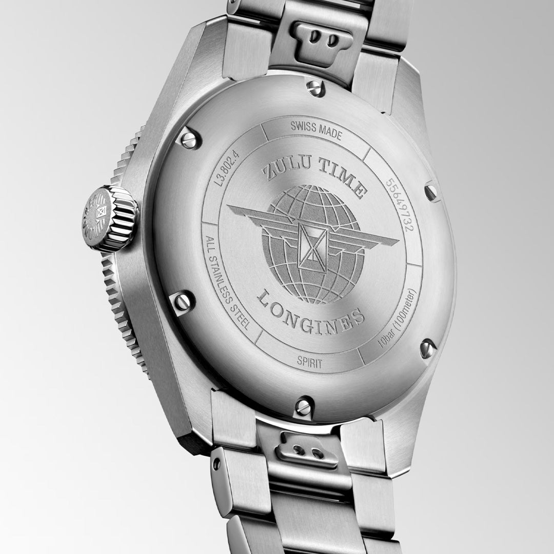 Orologio in acciaio Spirit Zulu Time Longines