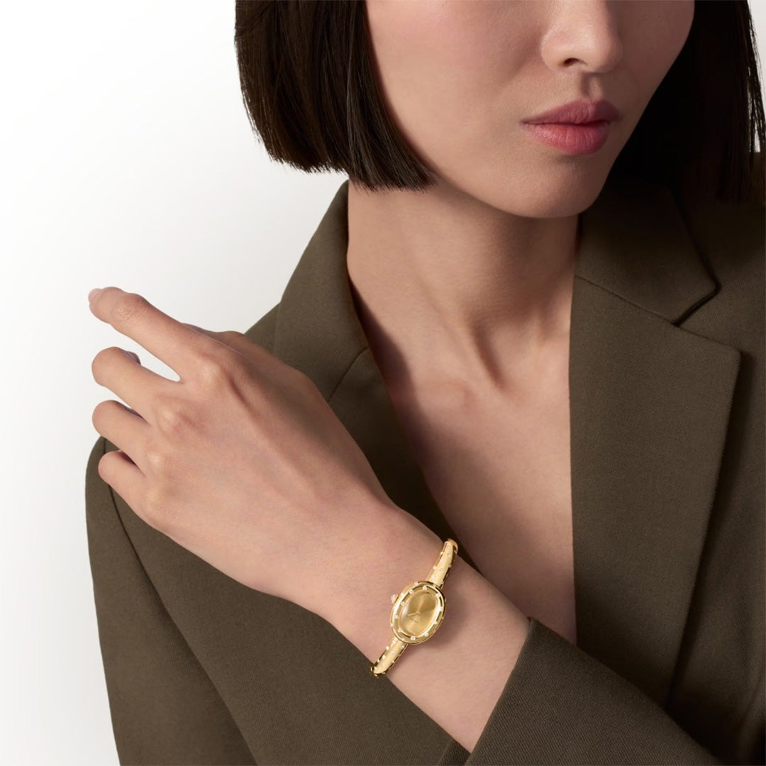 Watch in yellow gold Baignoire de Cartier (size 15) Cartier