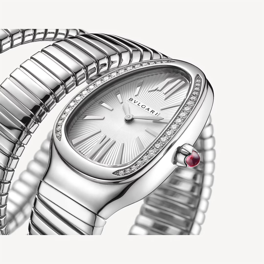 Watch in steel Serpenti Tubogas Bulgari