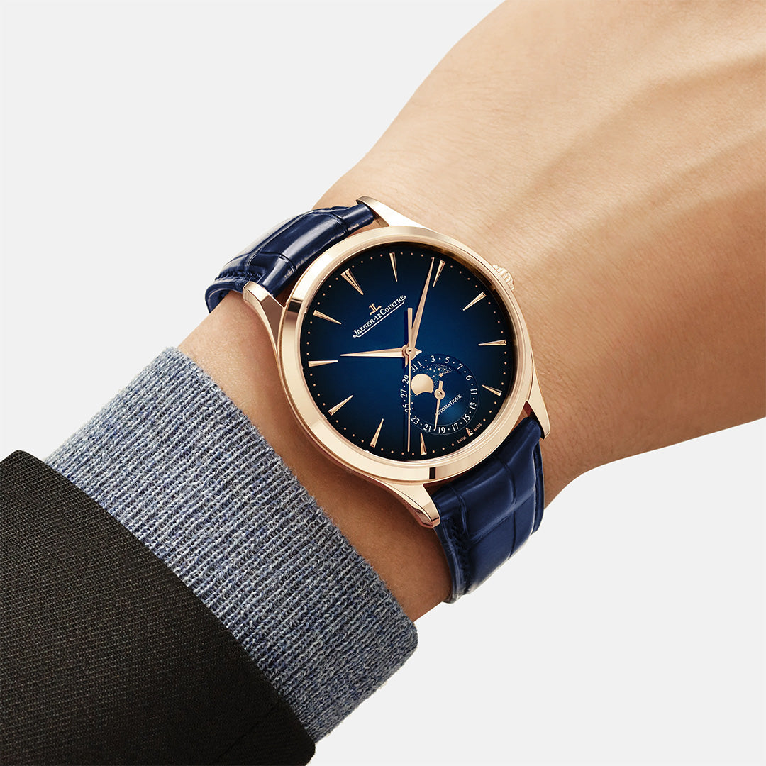 Watch in rose gold Master Ultra Thin Moon Jaeger-lecoultre