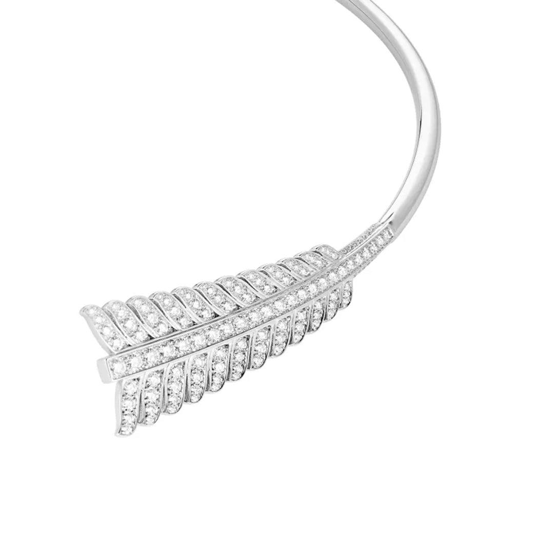 Gioiello in oro bianco Flèche choker Boucheron