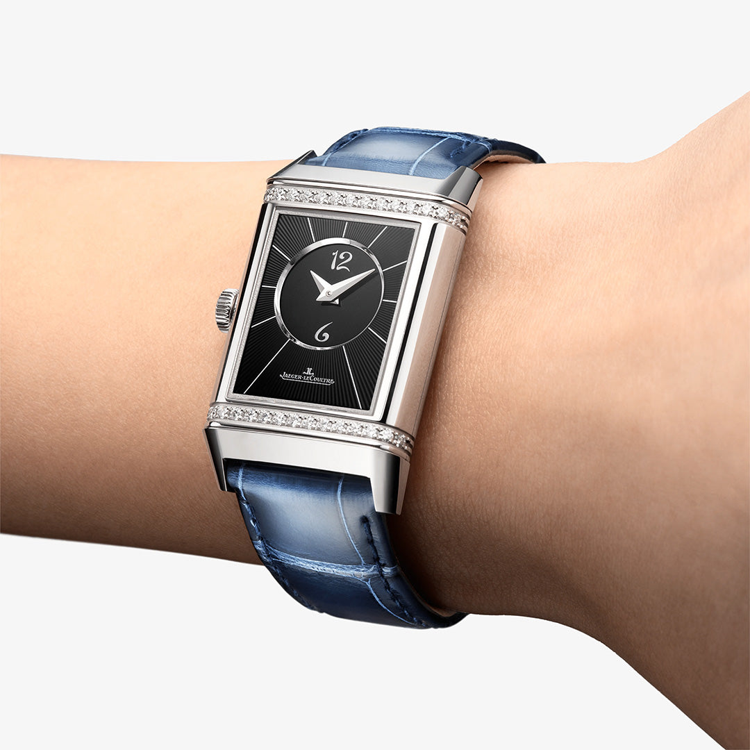 Watch in steel Reverso Classic Duetto Jaeger-lecoultre
