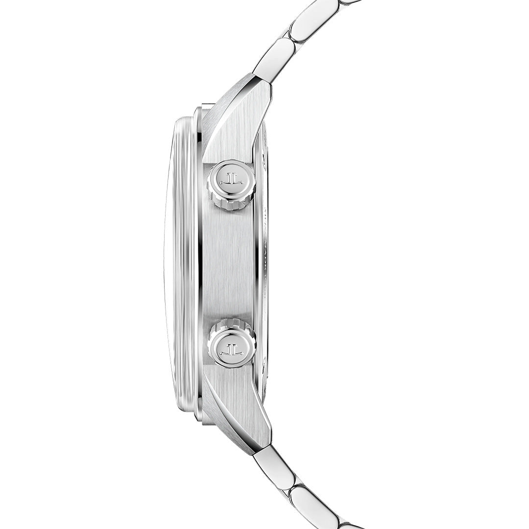 Watch in steel Polaris Perpetual Calendar  Jaeger-lecoultre