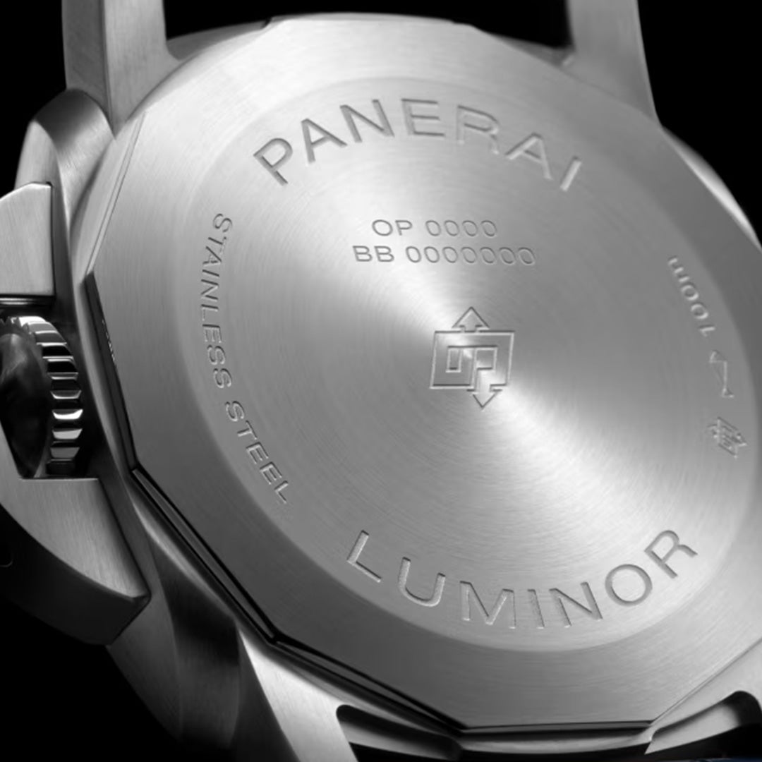 Watch in steel Luminor Quaranta Panerai