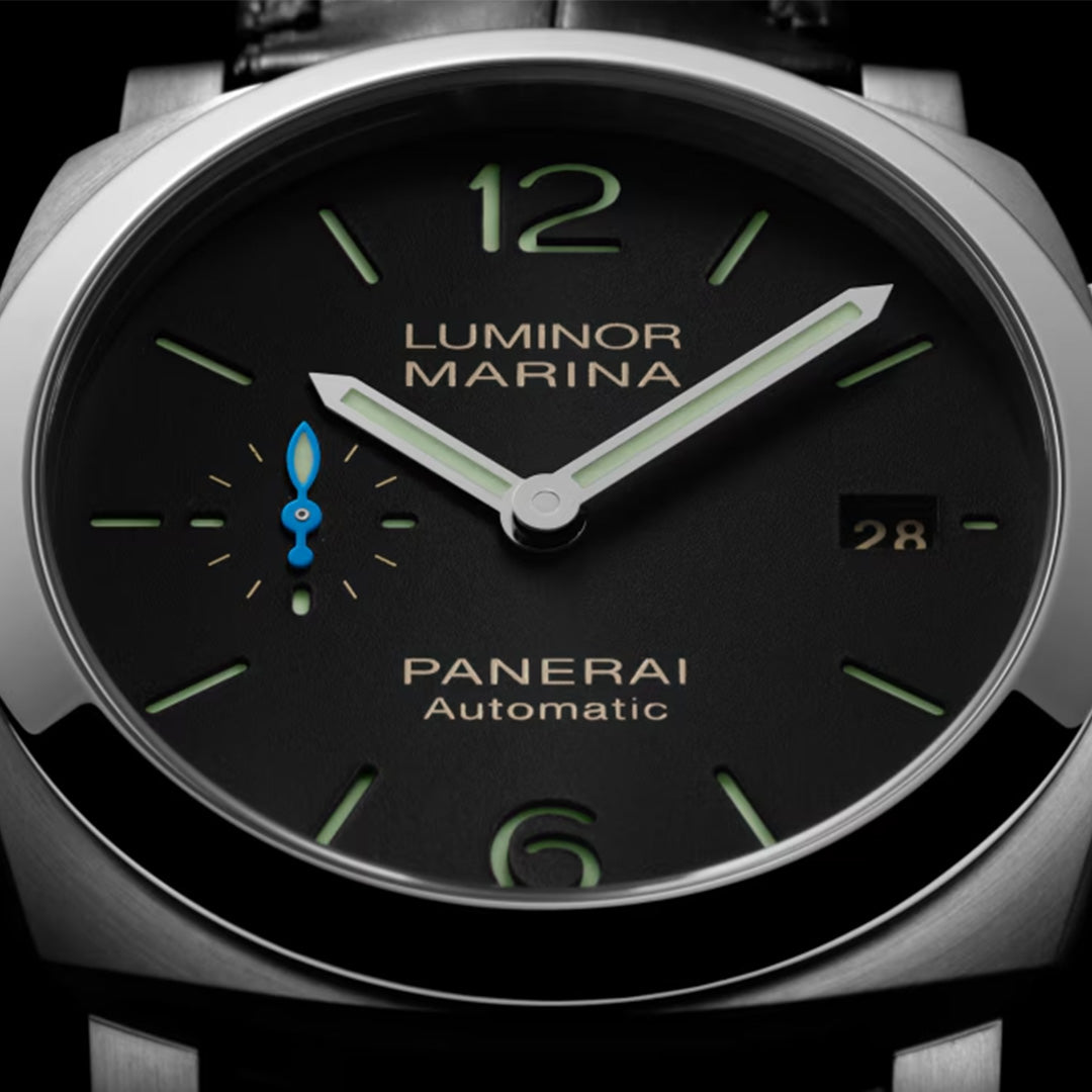Watch in steel Luminor Quaranta Panerai