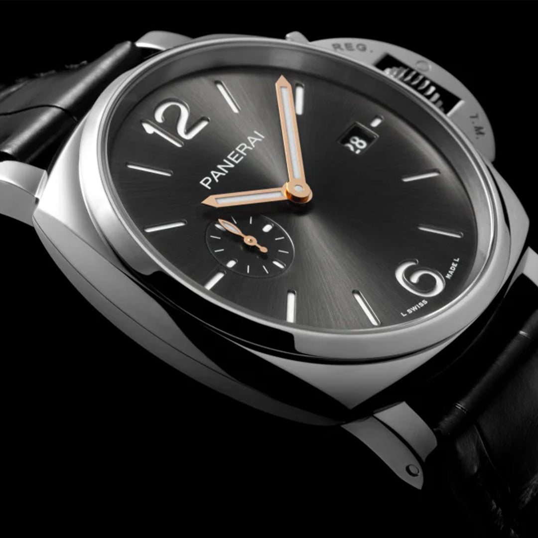 Watch in steel Luminor Due Panerai