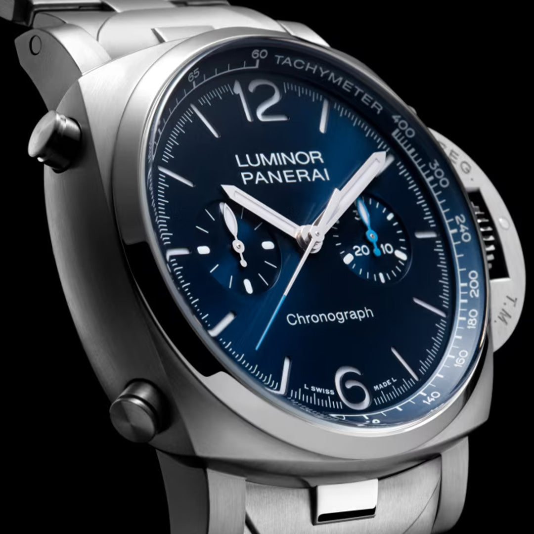 Watch in steel Luminor Chrono Panerai