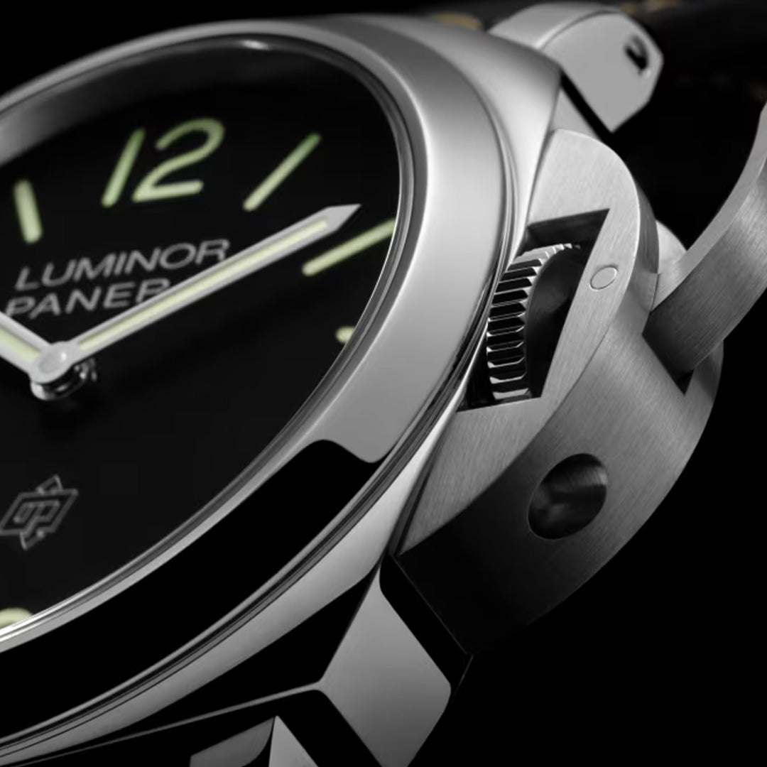 Orologio in acciaio Luminor Logo Panerai