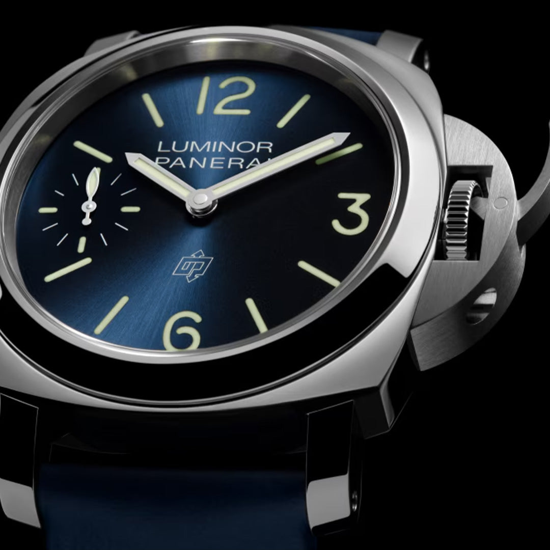Orologio in acciaio Luminor Logo Panerai