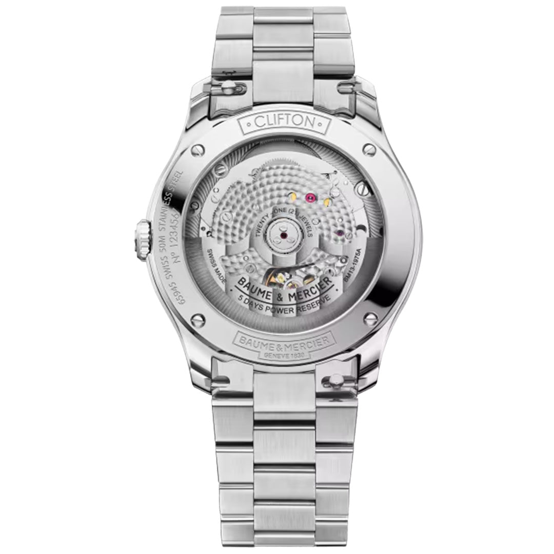 Orologio in acciaio Clifton Baume et mercier