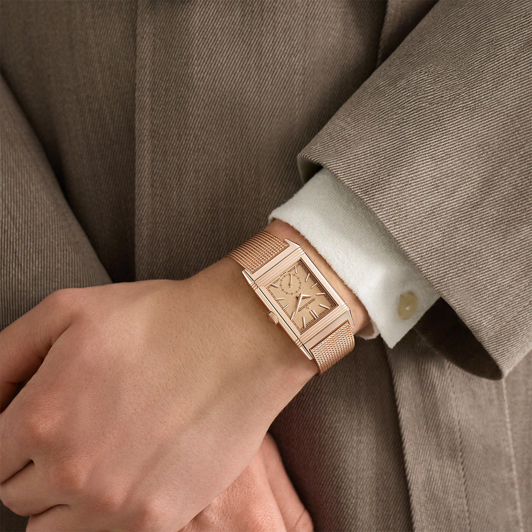 Orologio in oro rosa Reverso Tribute Monoface Small Seconds Jaeger-lecoultre