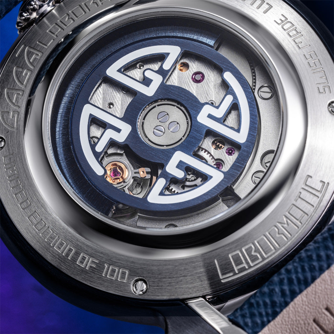 Watch in acciaio Labormatic Luce, 42 mm Gaga laboratorio