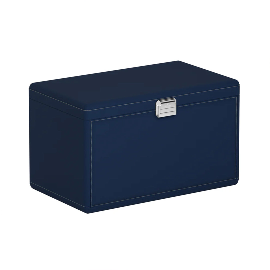 Accessorio in toledo leather 7RT Midnight Blue/Cream Leather Scatola del tempo