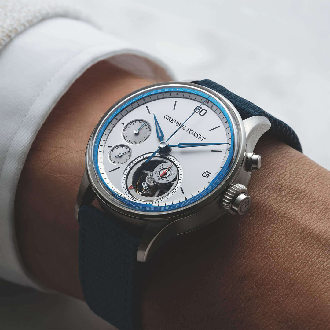 Orologio in oro bianco Nano Foudroyante Greubel forsey