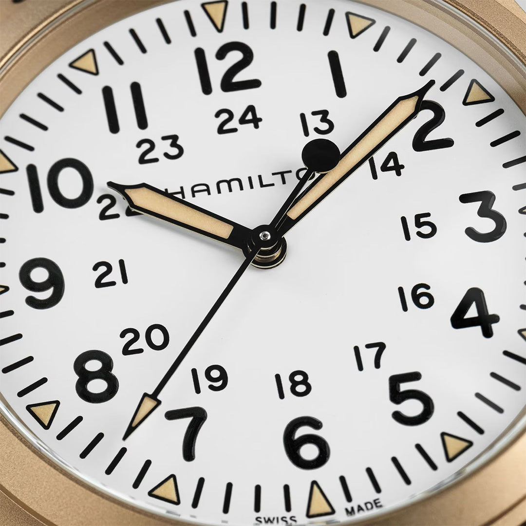 Watch in bronze Khaki Field Mechanical Bronze Hamilton