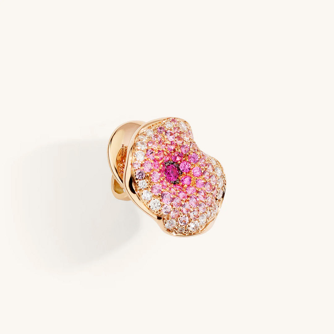 Gioiello in oro rosa Orecchini Moon Flowers Palmiero