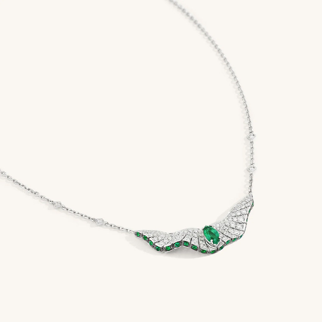 Gioiello in oro bianco Collana Abissi Palmiero