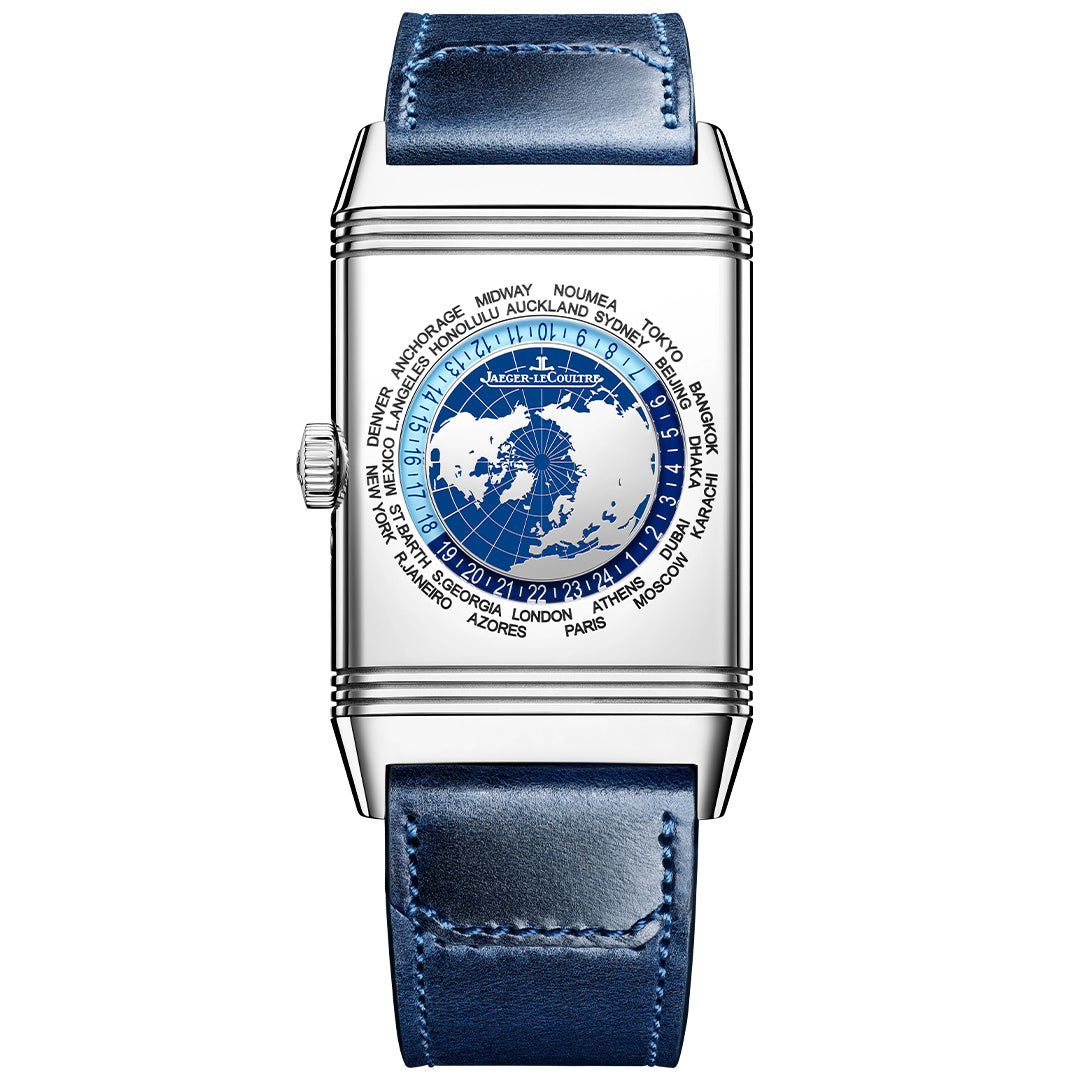 Orologio in acciaio Reverso Tribute Geographic Jaeger-lecoultre