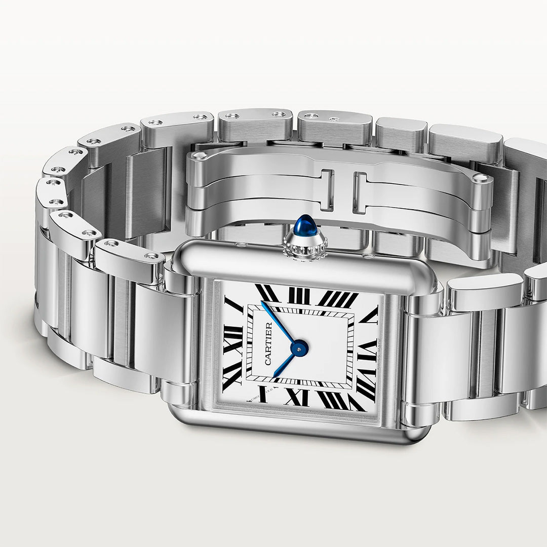 Watch in steel Tank Must SolarBeat™ Cartier